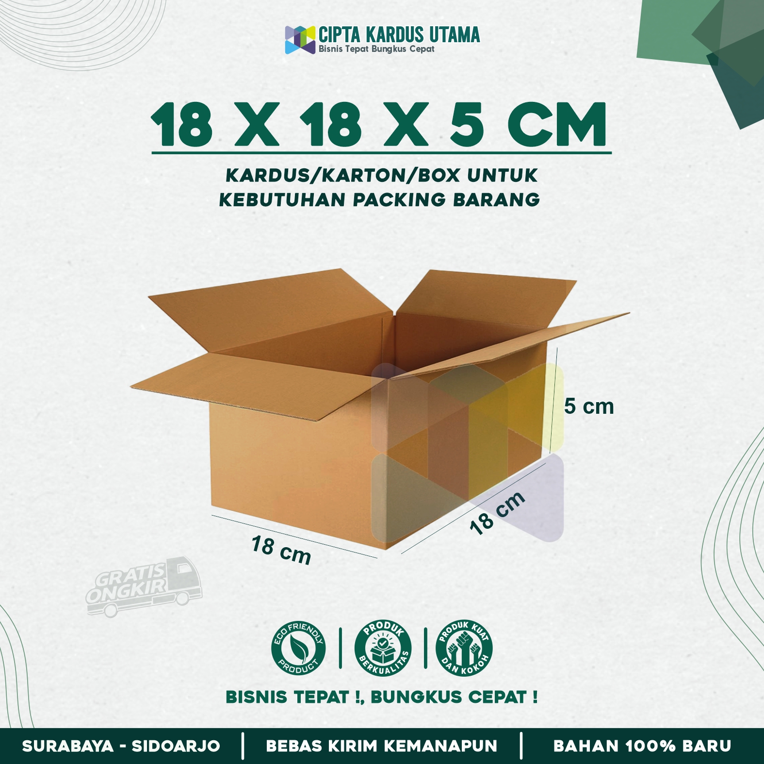 18x18x5